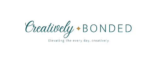 Creatively Bonded logo with tagline